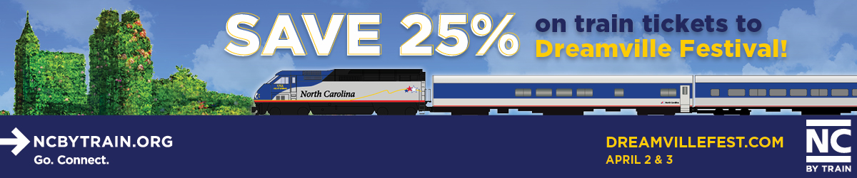 NCByTrain promotion, discount tickets for Dreamville Festival