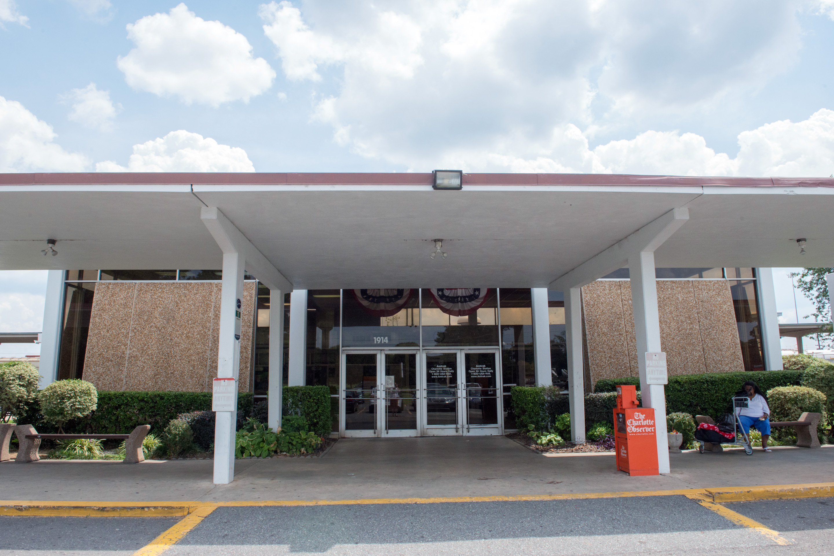 Entrance to Charlotte station