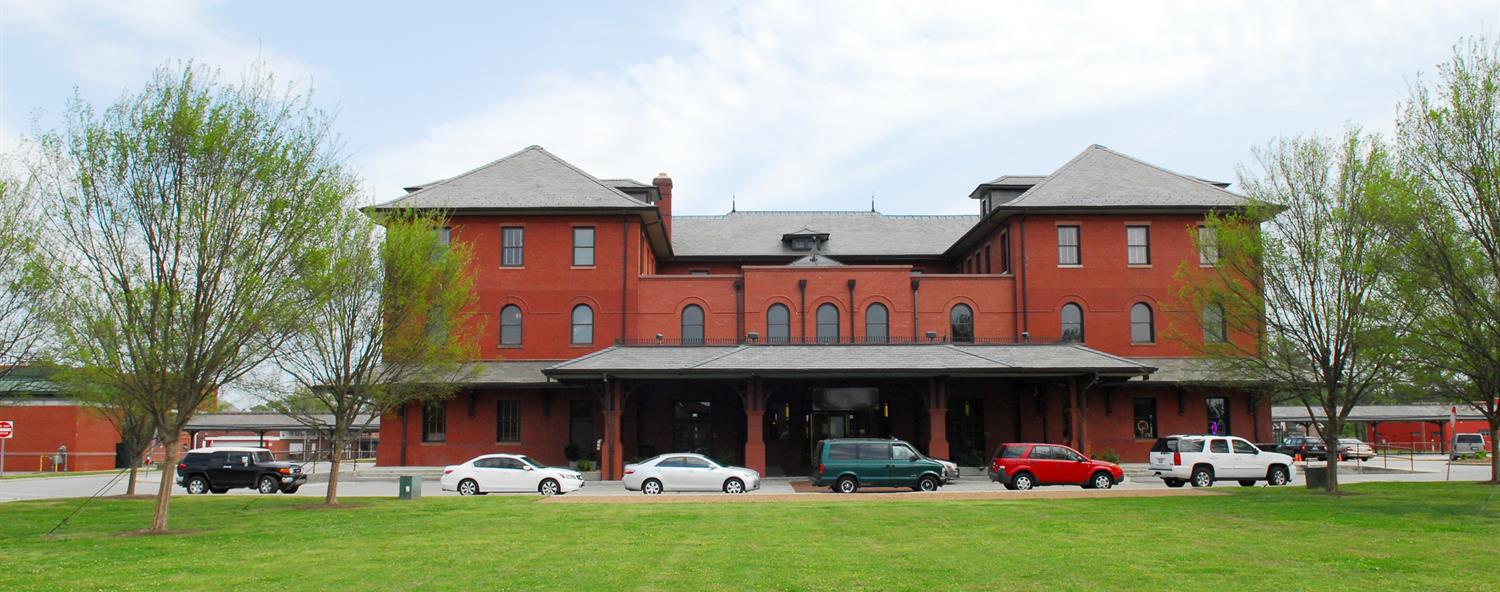 Exterior of Rocky Mount station