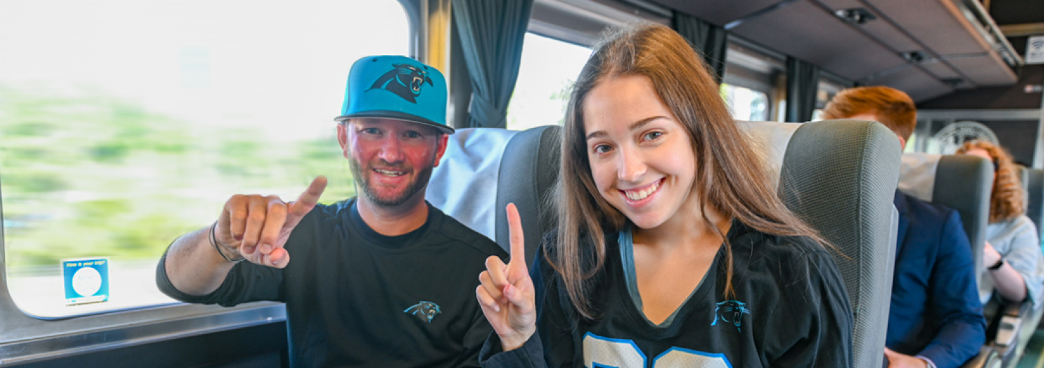 Take the train to Panther Football Games